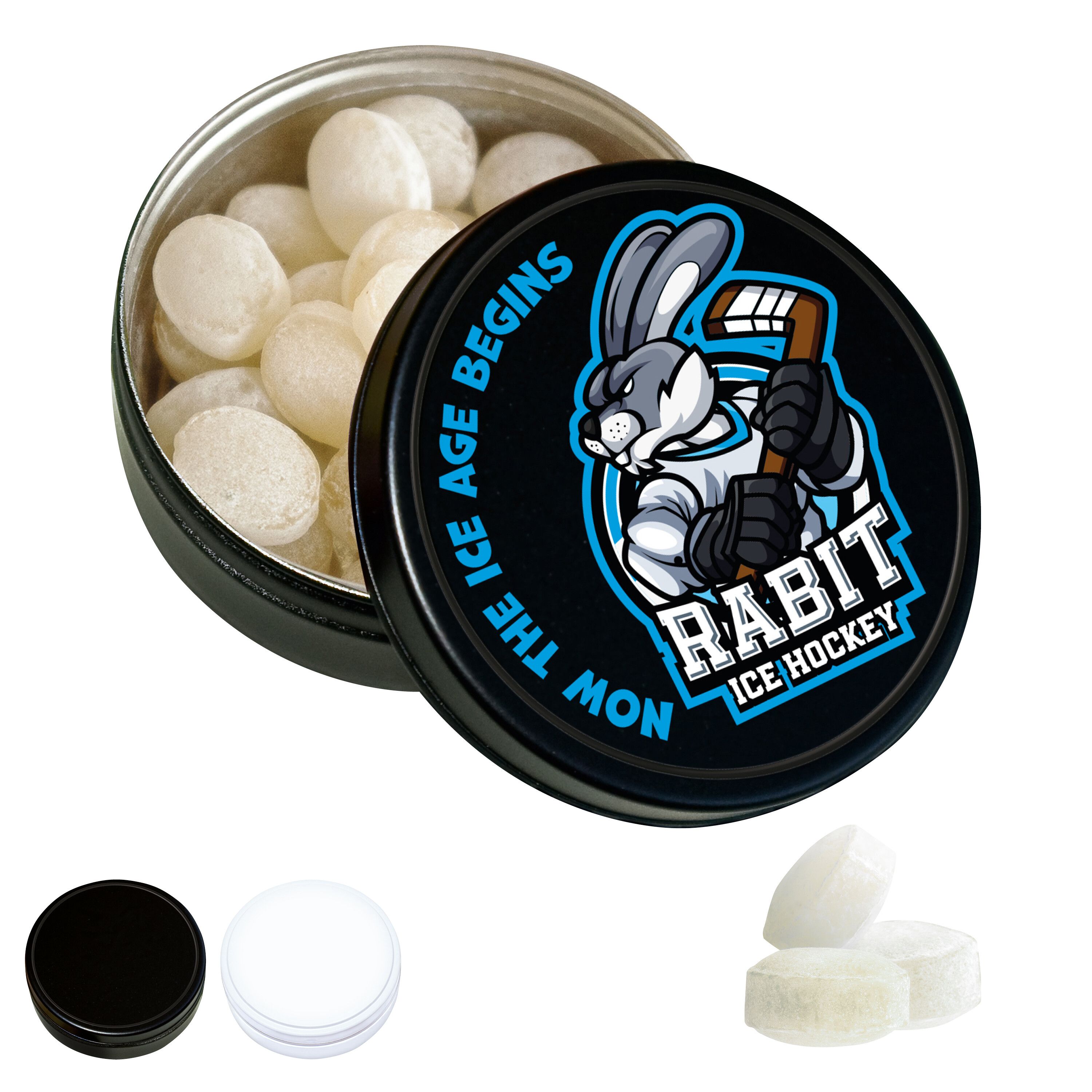 Black or White Dose mit Kalfany Eisbonbons, 60g-220