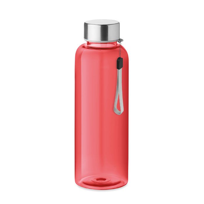 RPET-Flasche 500ml UTAH RPET - transparent rot-490