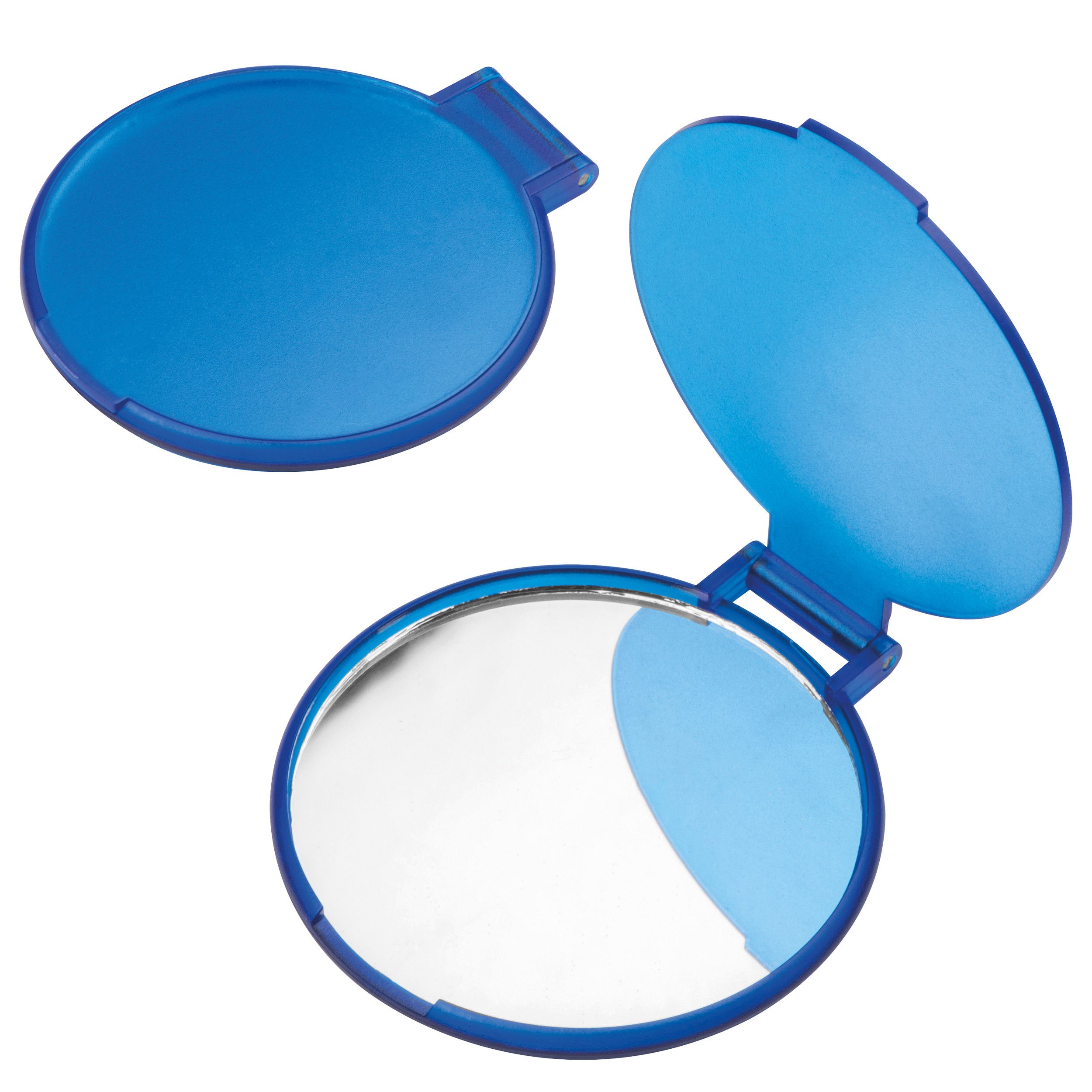 Schminkspiegel gefrostet - blau-984