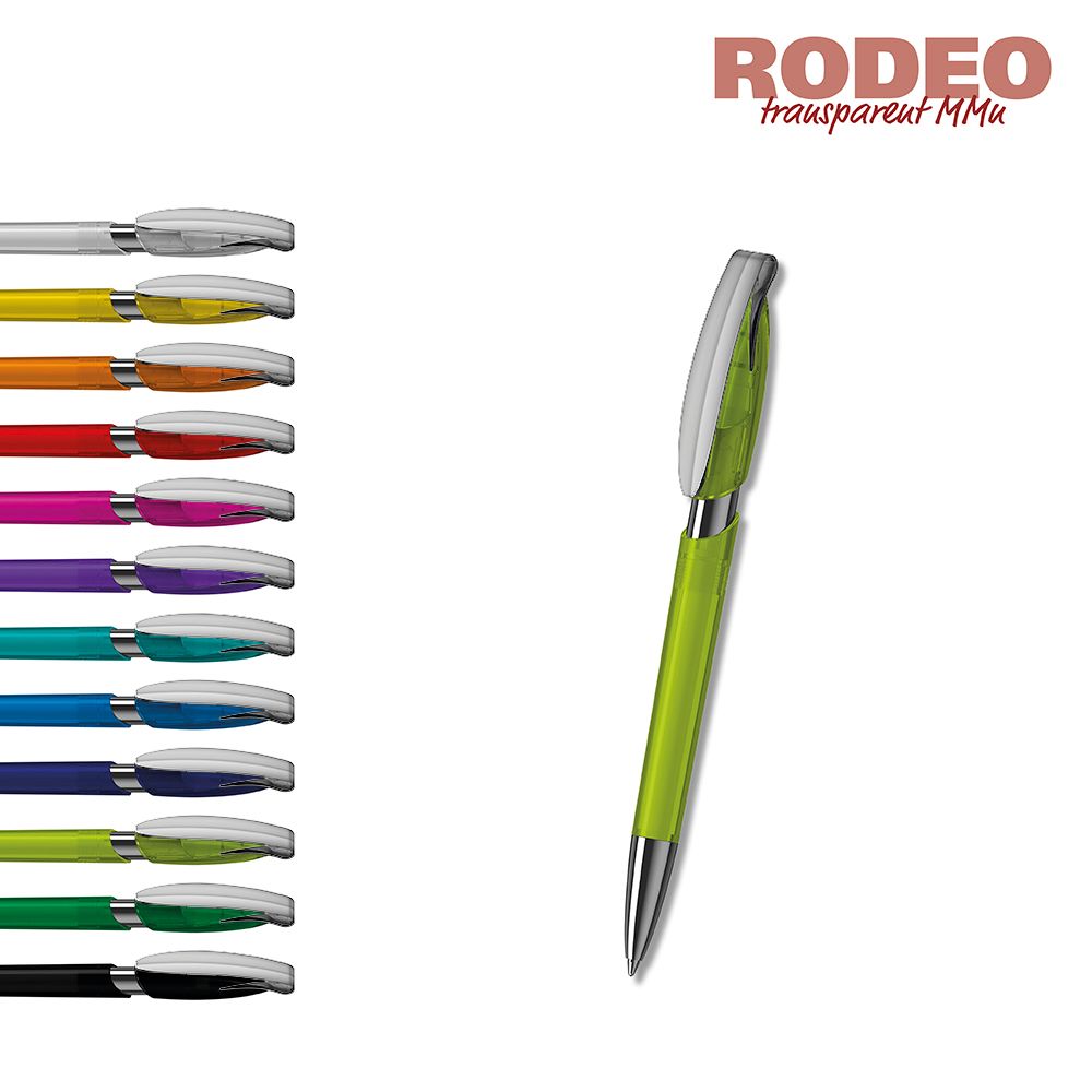 Druckkugelschreiber Rodeo transparent MMn - dunkelblau transparent-63