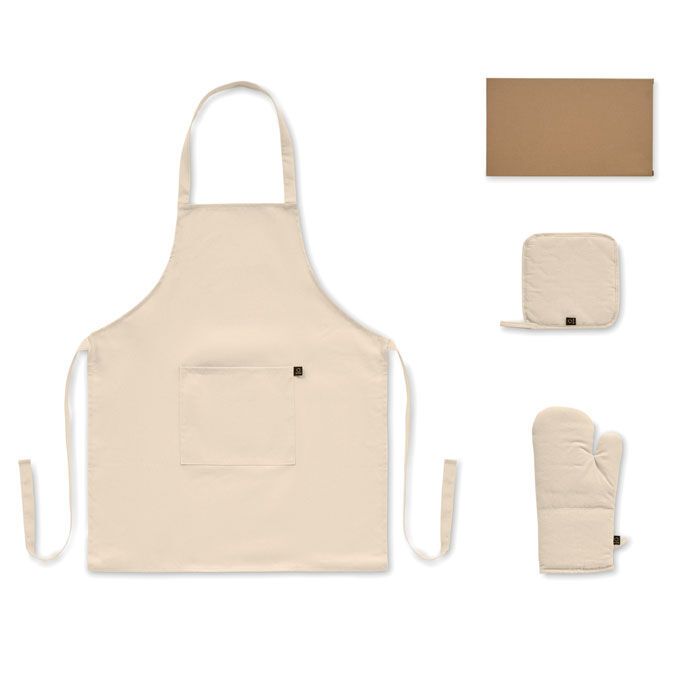 Küchen-Set recy. Baumwolle GALA SET - beige-718
