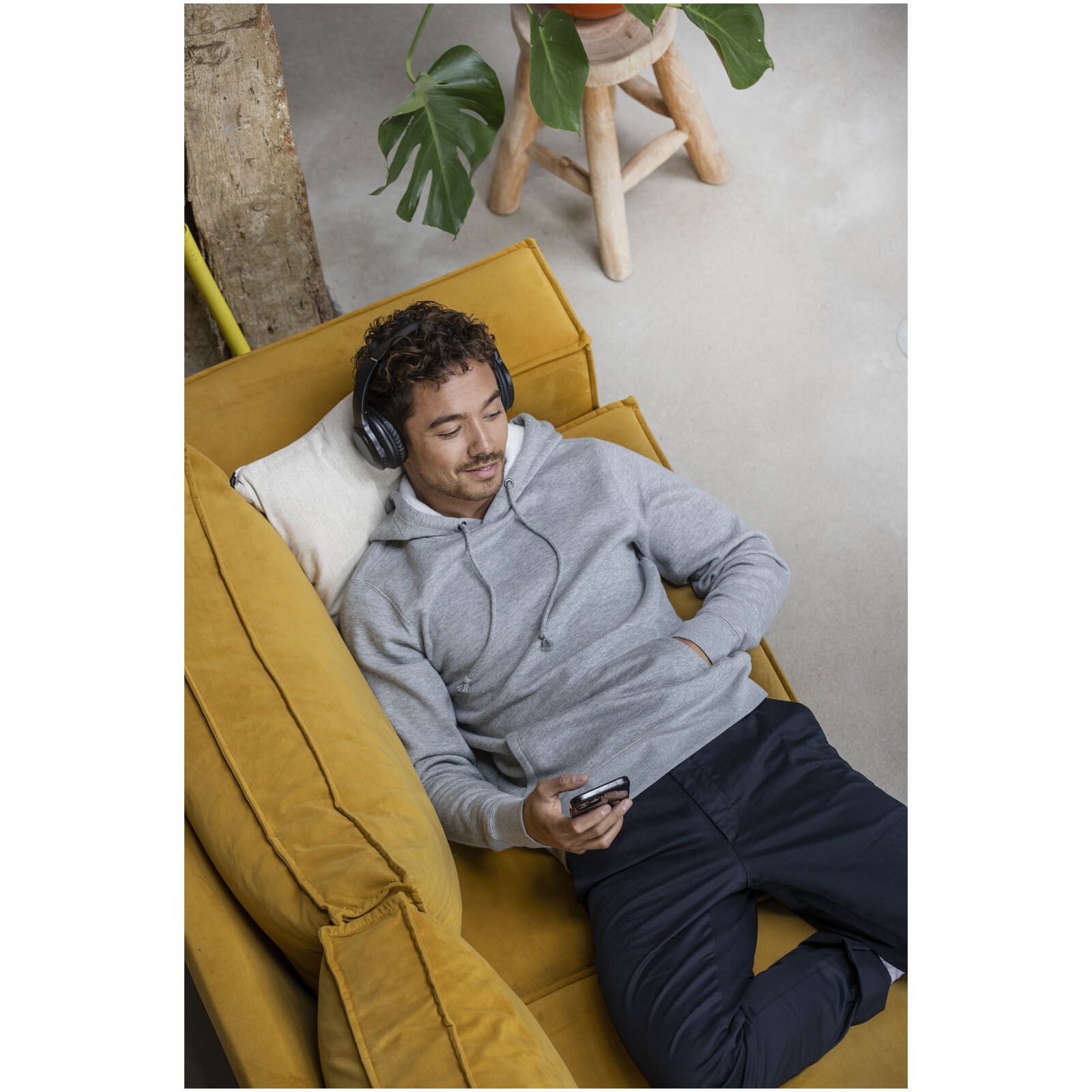 Charon Herren Kapuzenpullover - schwarz - 3XL-944