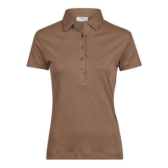 Women´s Pima Cotton Polo - wood-818