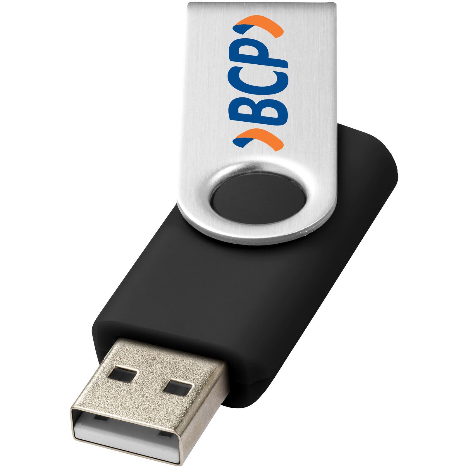Rotate-Basic 2 GB USB-Stick - schwarz -  silber-909
