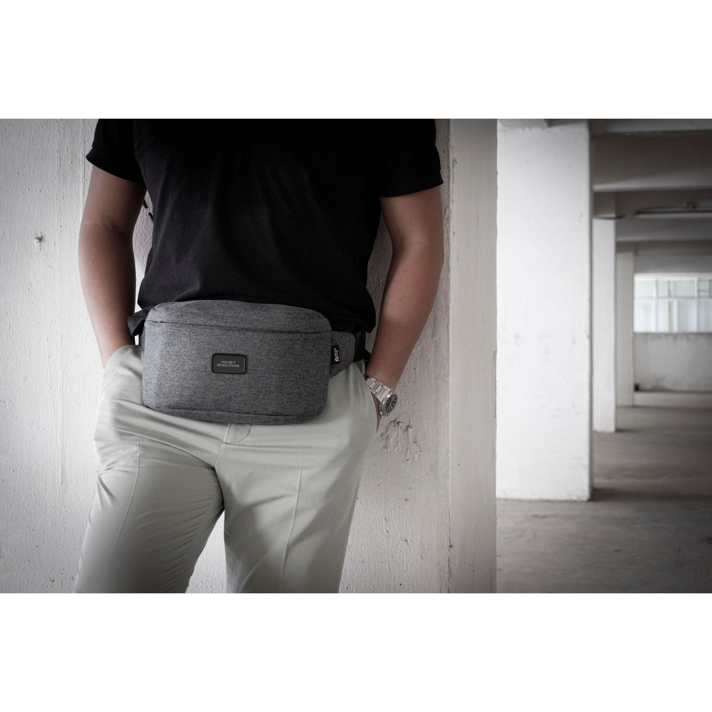 Brandcharger Crosspack Umhängetasche - grau-695