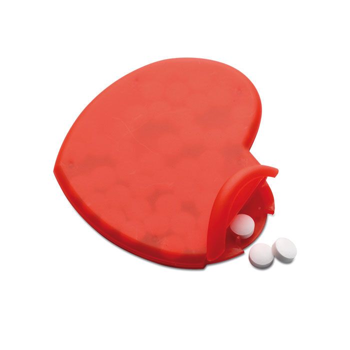 Pfefferminzspender Herz CORAMINT - rot-982