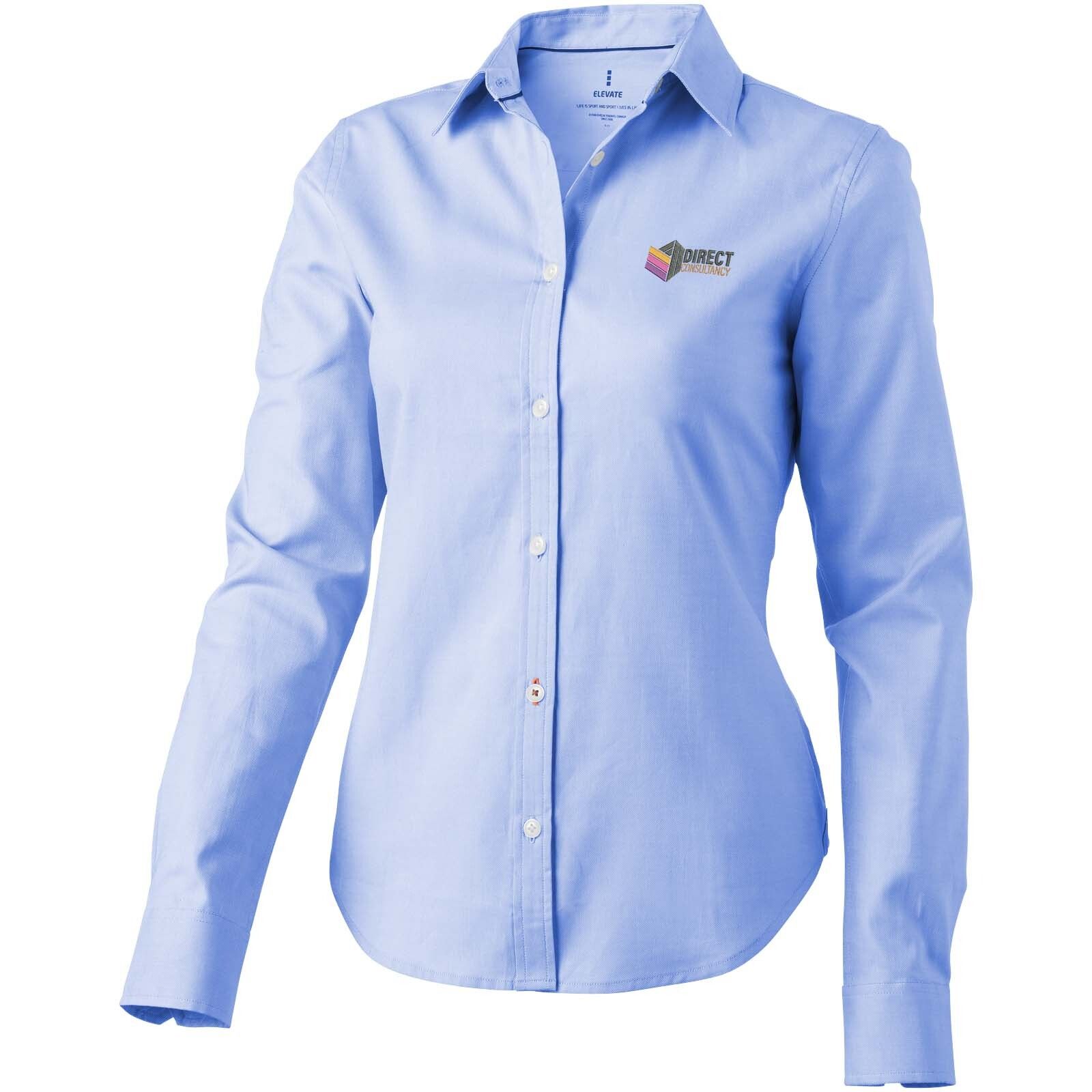 Vaillant langärmlige Bluse - hellblau - XXL-32