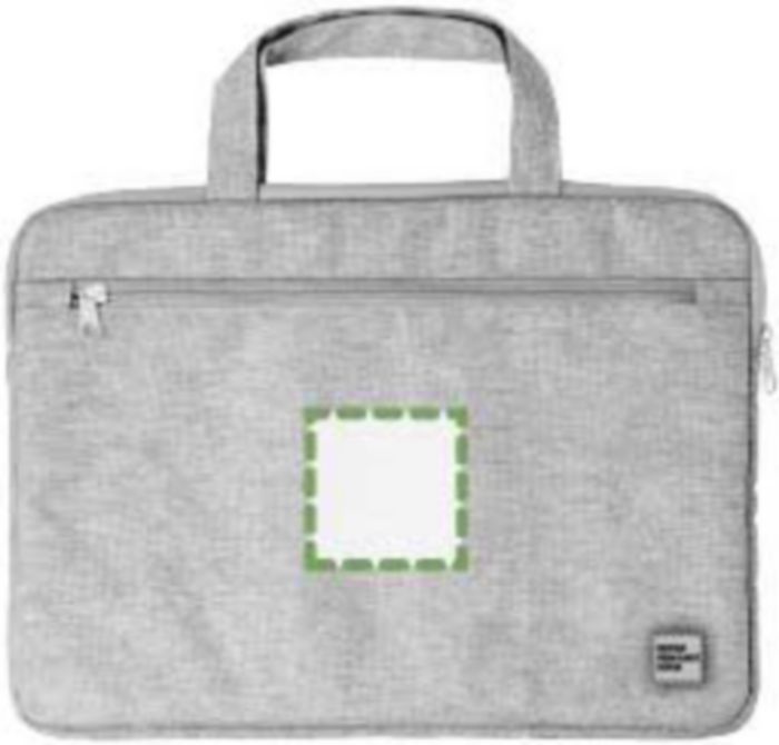Veredelungsposition Tasche auf der Vorderseite