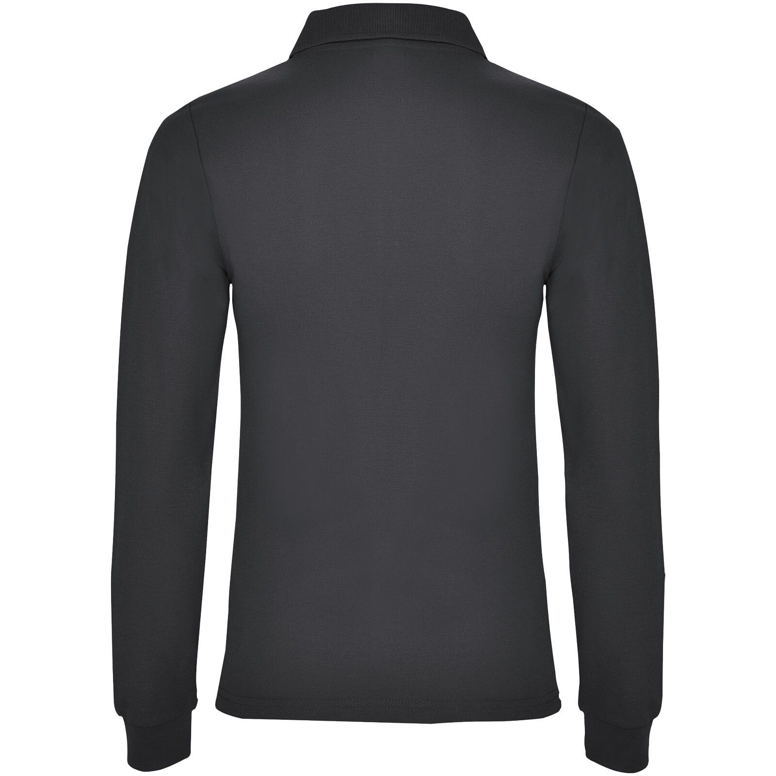 Estrella Langarm Poloshirt für Damen - dunkelblei - 3XL-33