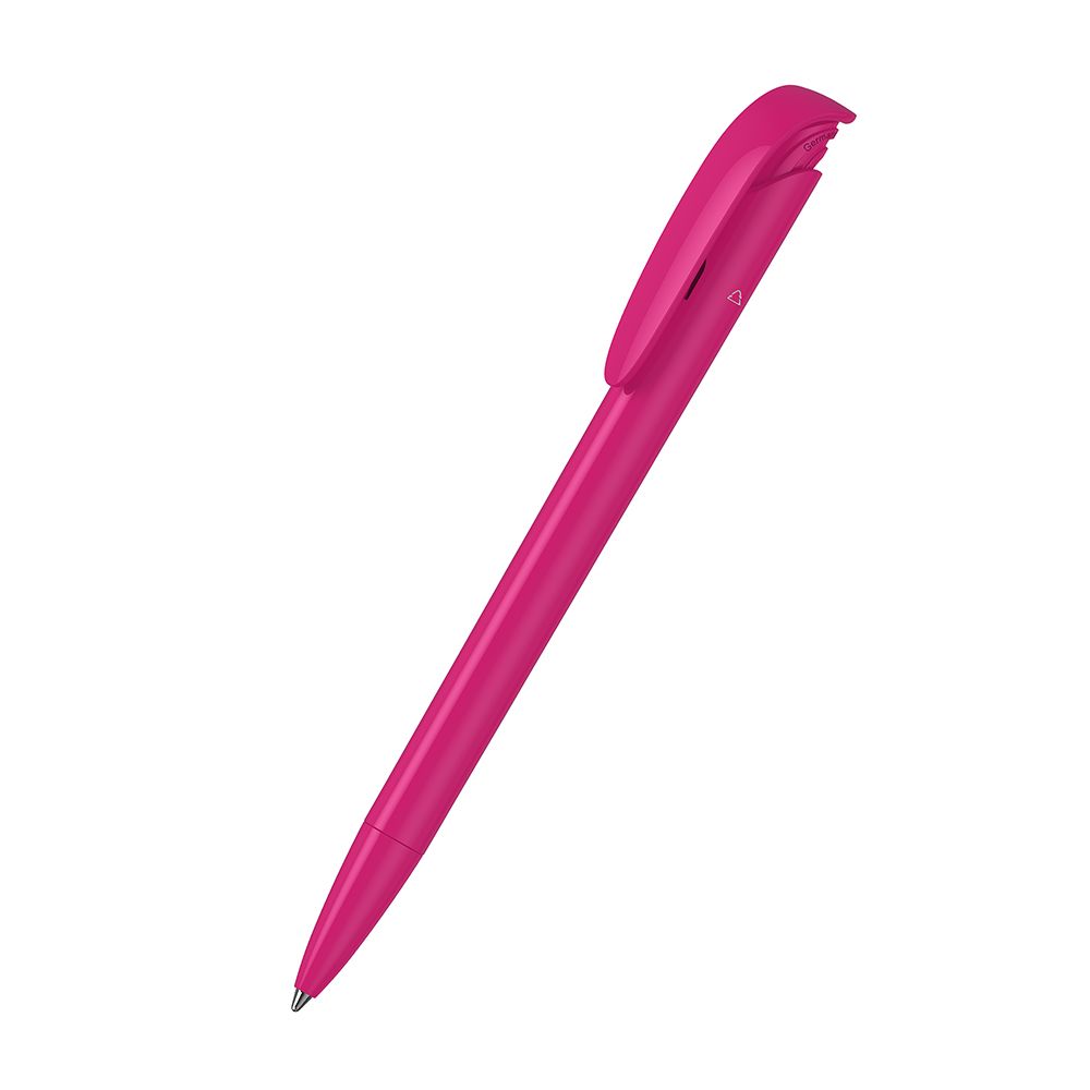 Druckkugelschreiber Jona recycling antibacterial - magenta-381
