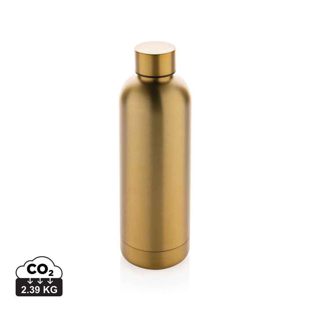 Impact Vakuumflasche aus RCS recyceltem Stainless-Steel - gold-544