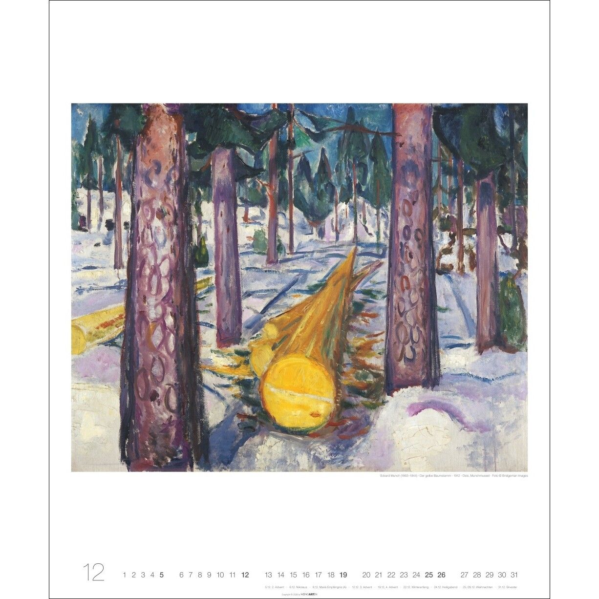 Edvard Munch Edition - Kunst & Kultur Kalender-413