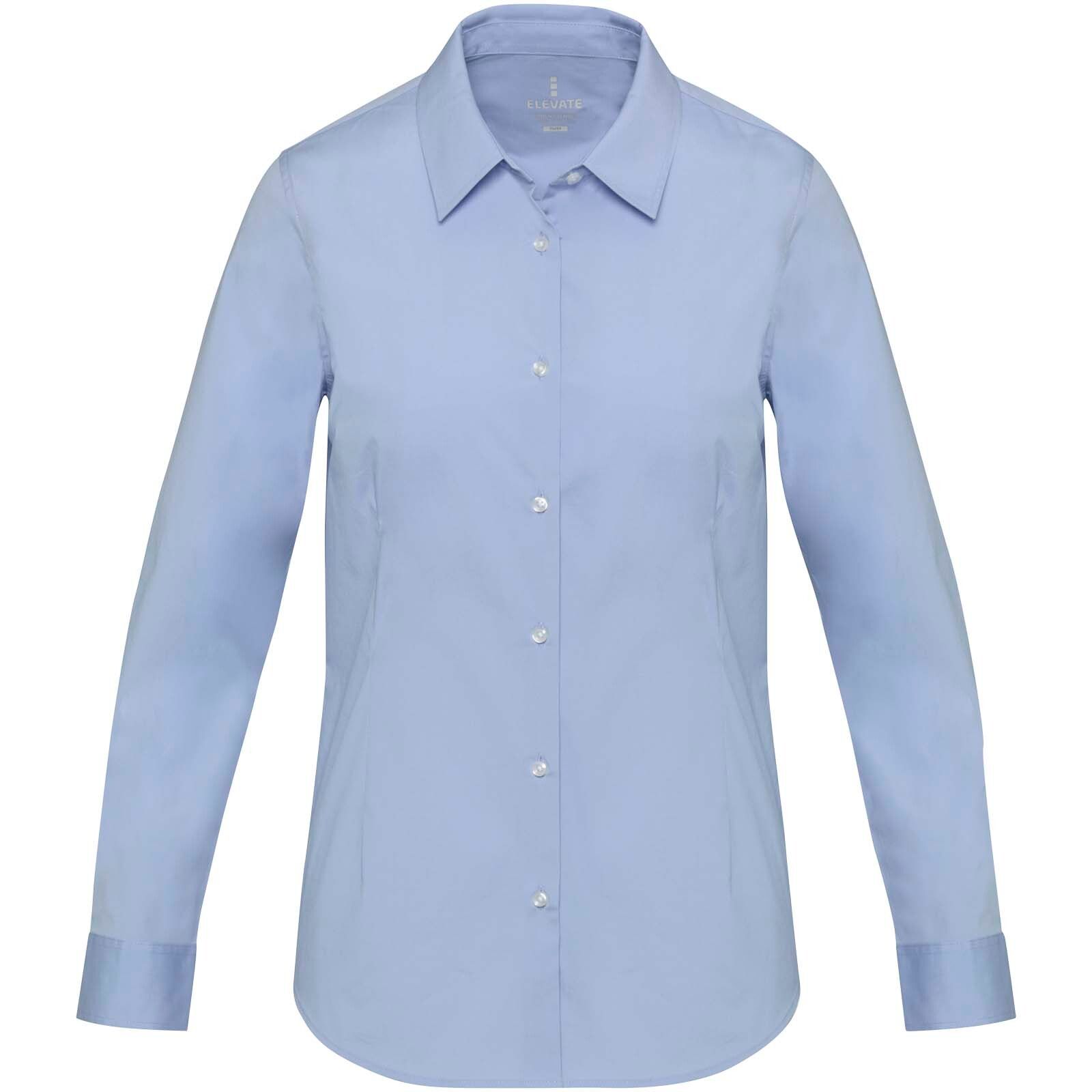 Carnelian Popeline Bluse - hellblau - XXL-922