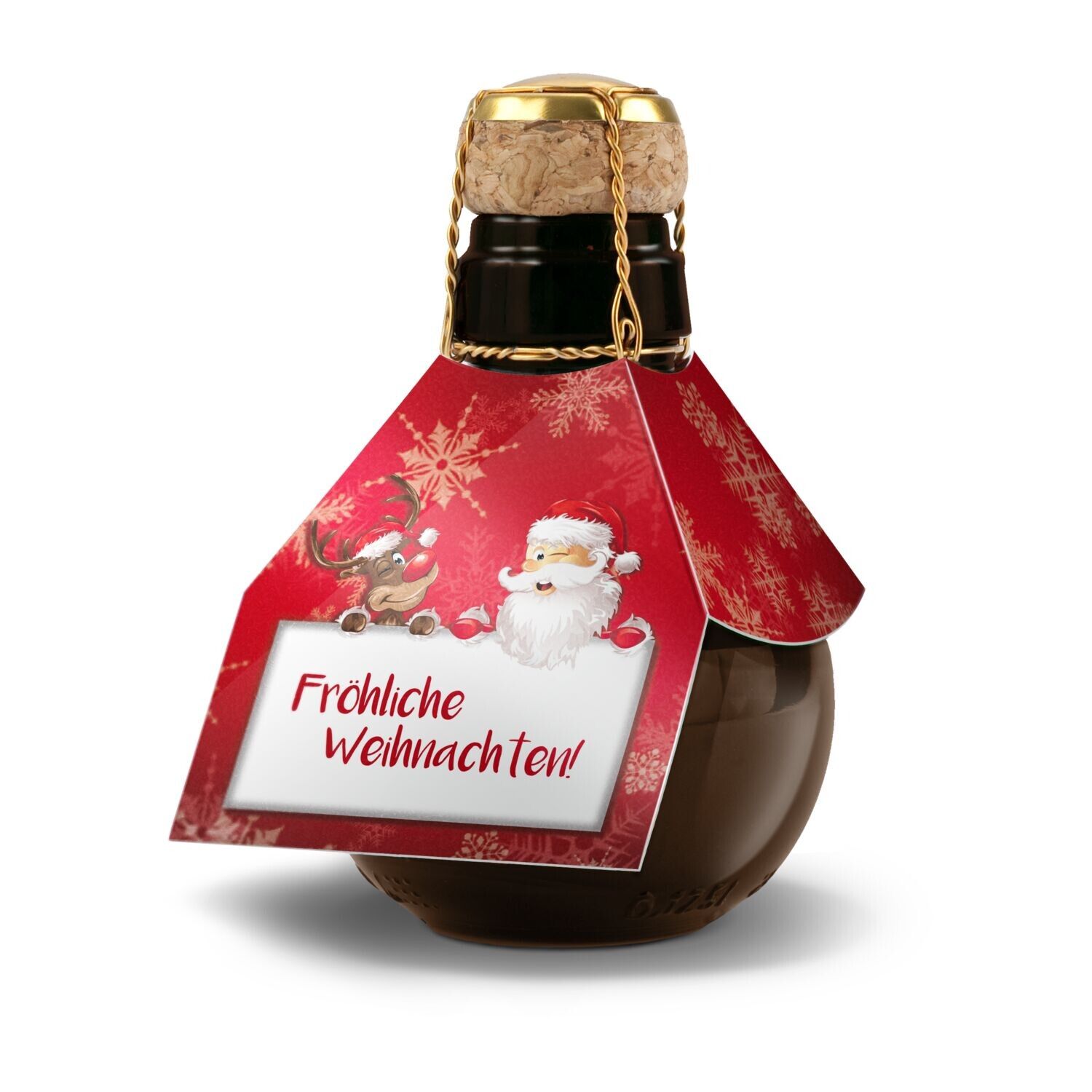Geschenkset Kleinste Sektflasche: Fröhliche Weihnachten-459