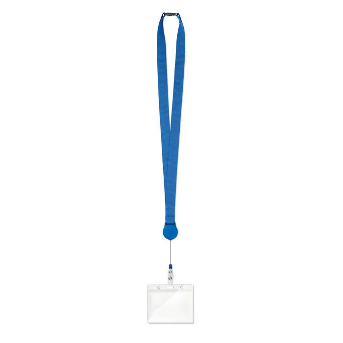 Lanyard mit Badge-Halter ZIP LANYARD - königsblau-982