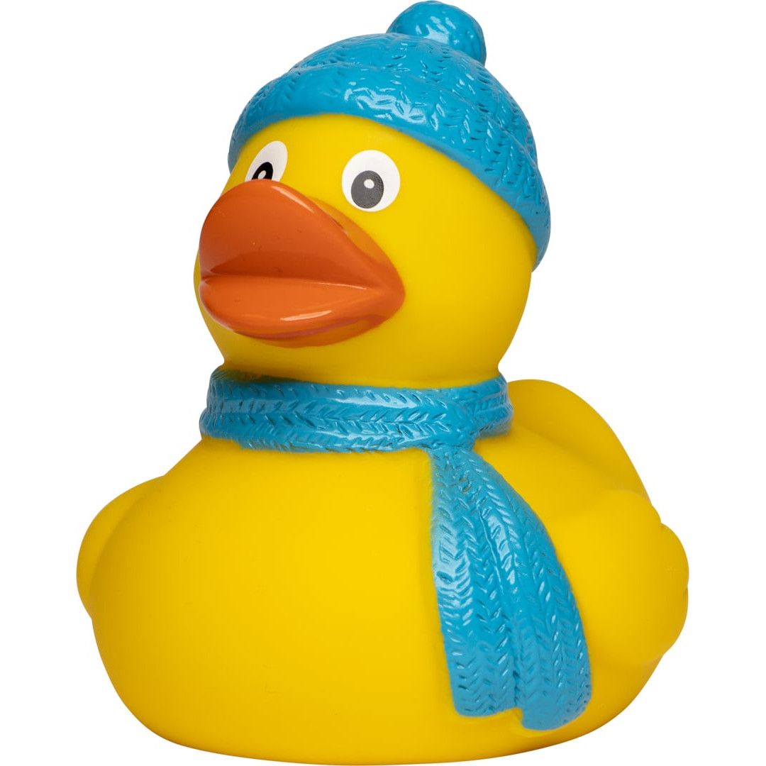 Quietsche-Ente Winter - bunt-651