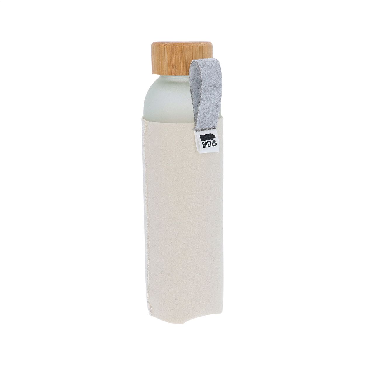 CarryFelt Glass Flasche - weiß-91