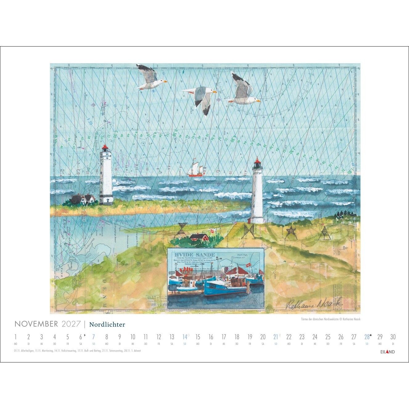 Nordlichter - See(h)karten - Kunst & Kultur Kalender-545