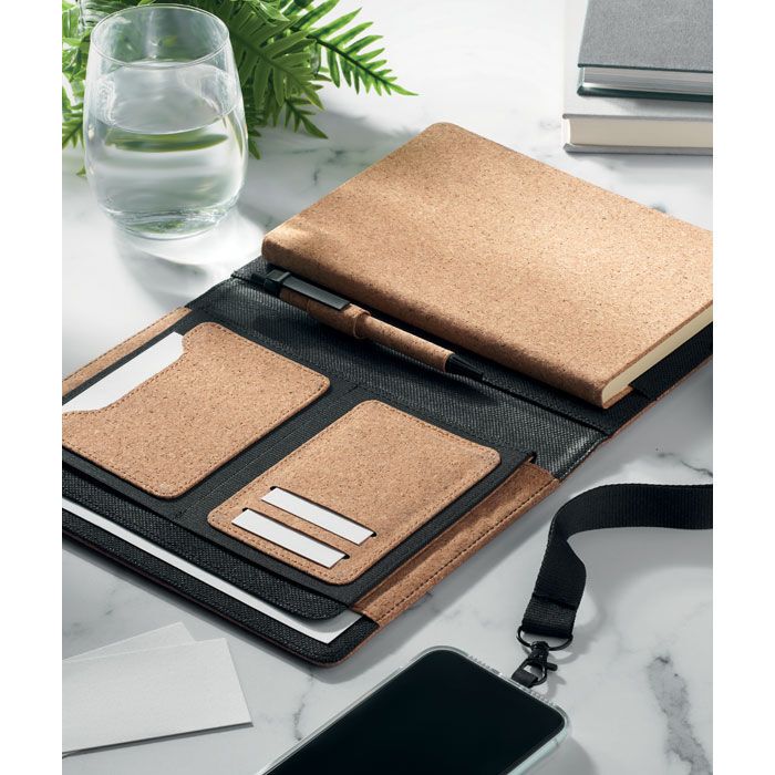 DIN A5 Dokumentenmappe Kork ORIGIN - beige-323