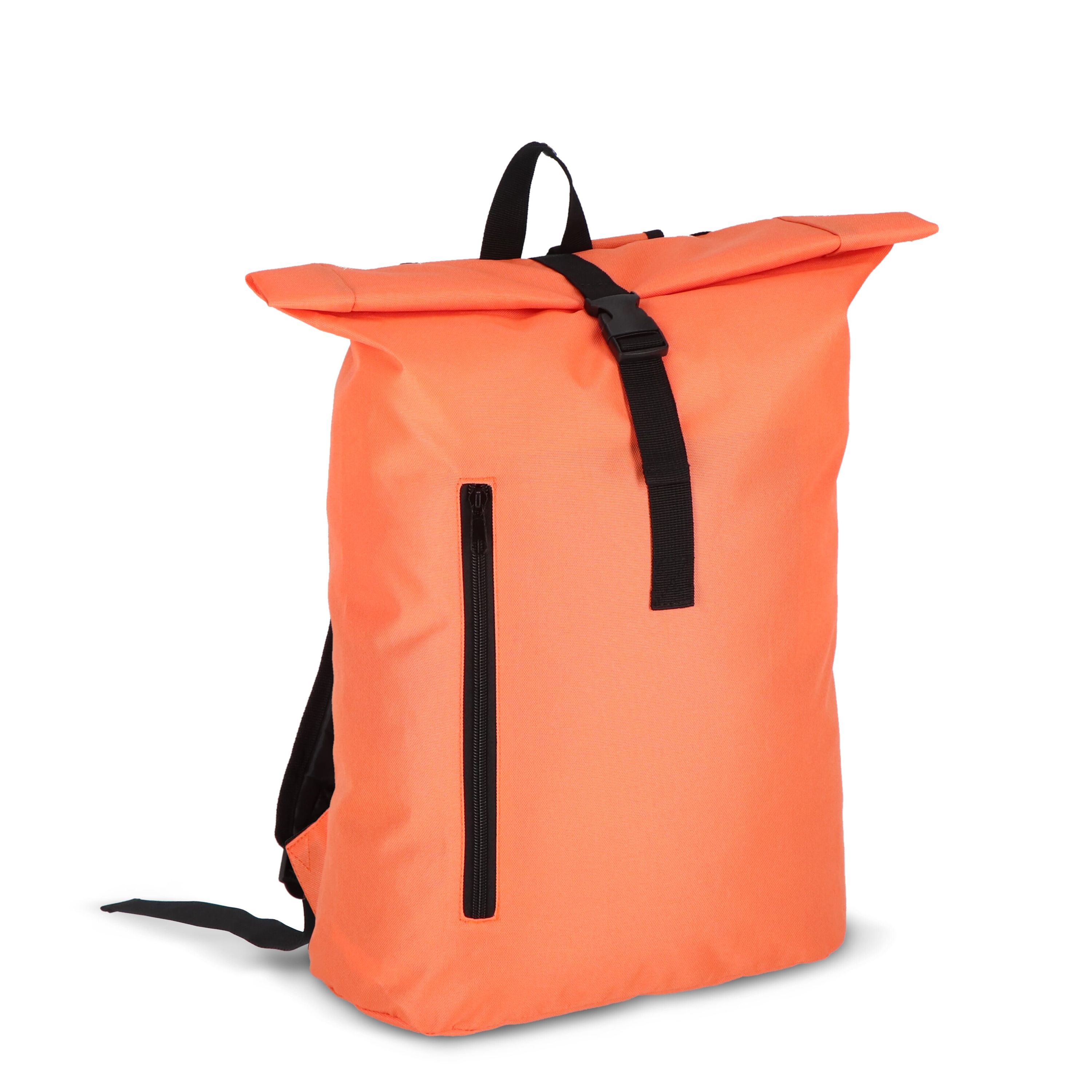 R-PET 600D Rolltop-Rucksack 20L - orange-397