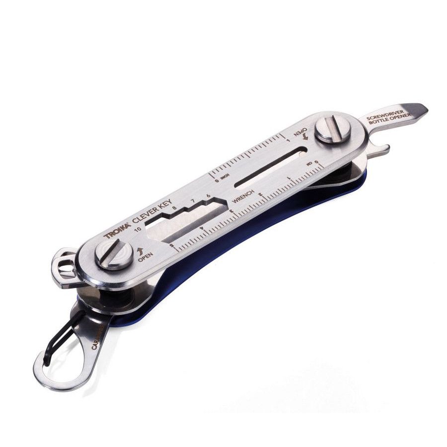 Troika Schlüssel Organizer Troika CLEVER KEY - blau - silber-577