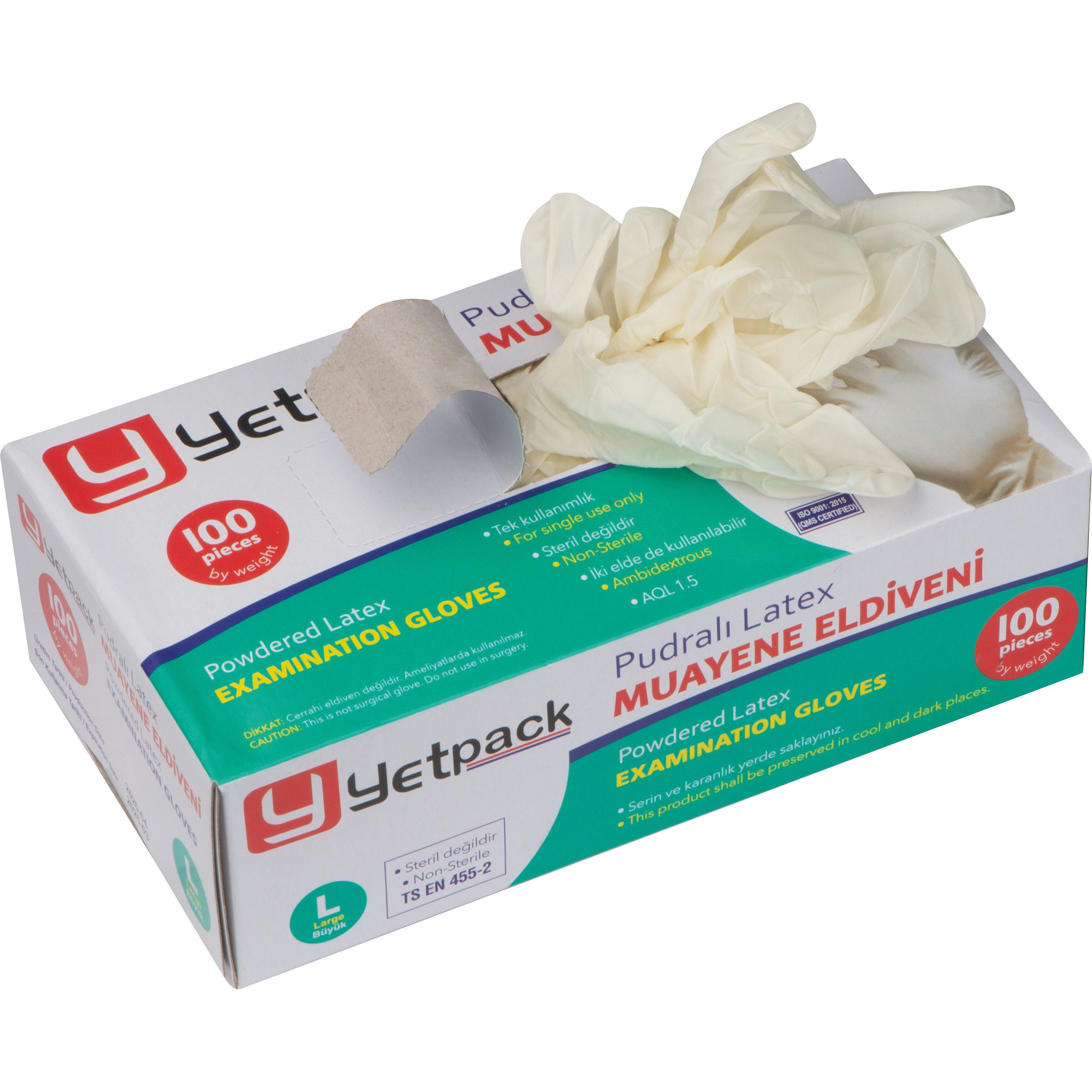 Einweghandschuhe 100er Box  - weiß-268