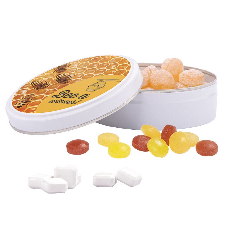 Midi Dose, weiß, Mini Bonbons Japanische Minze-612