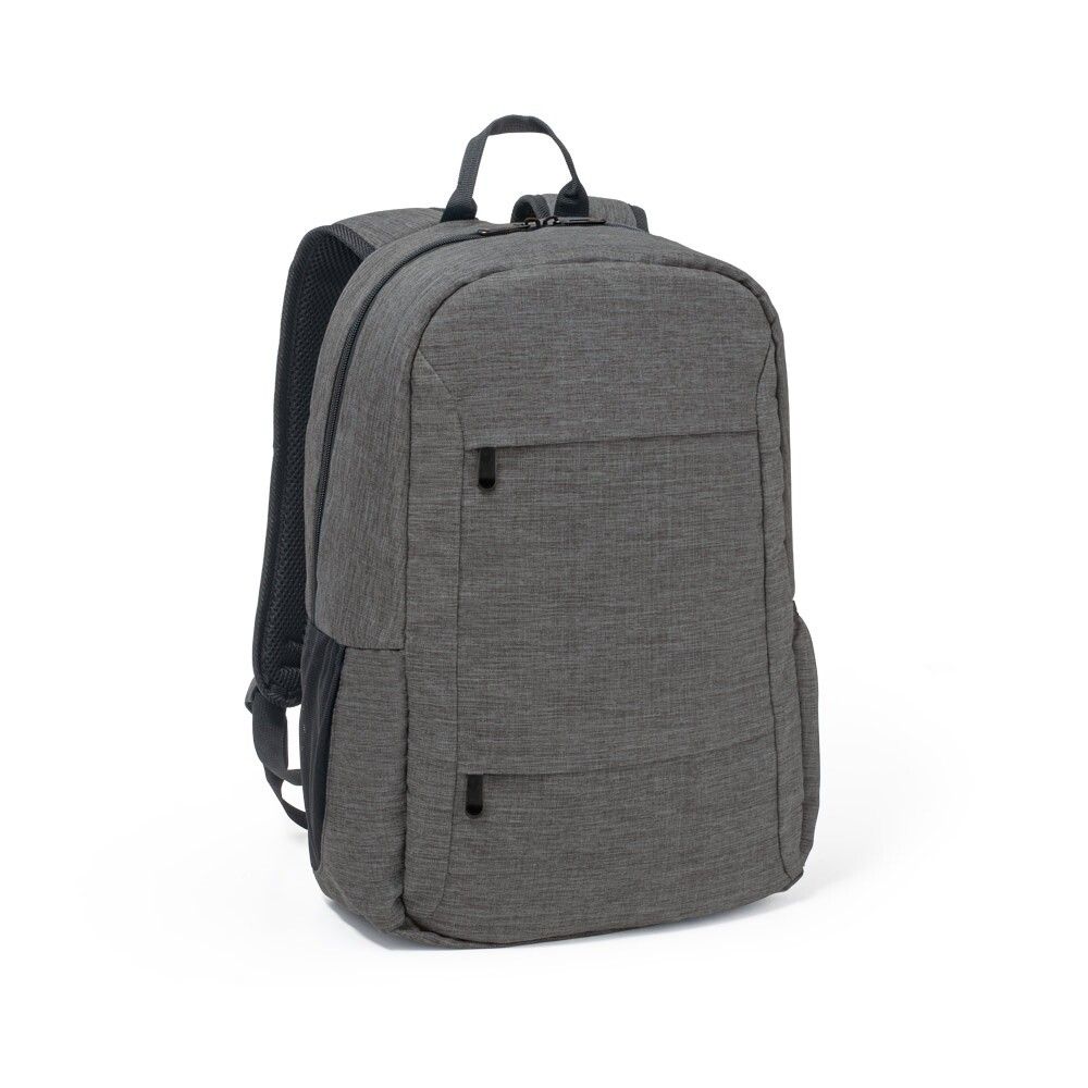 BUSINESS Laptop-Rucksack aus 300D 100% rPET - dunkelgrau-899
