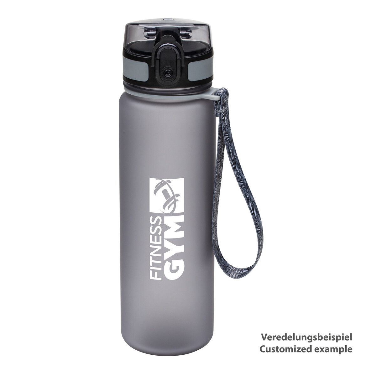 Trinkflasche CASAN - grau-343