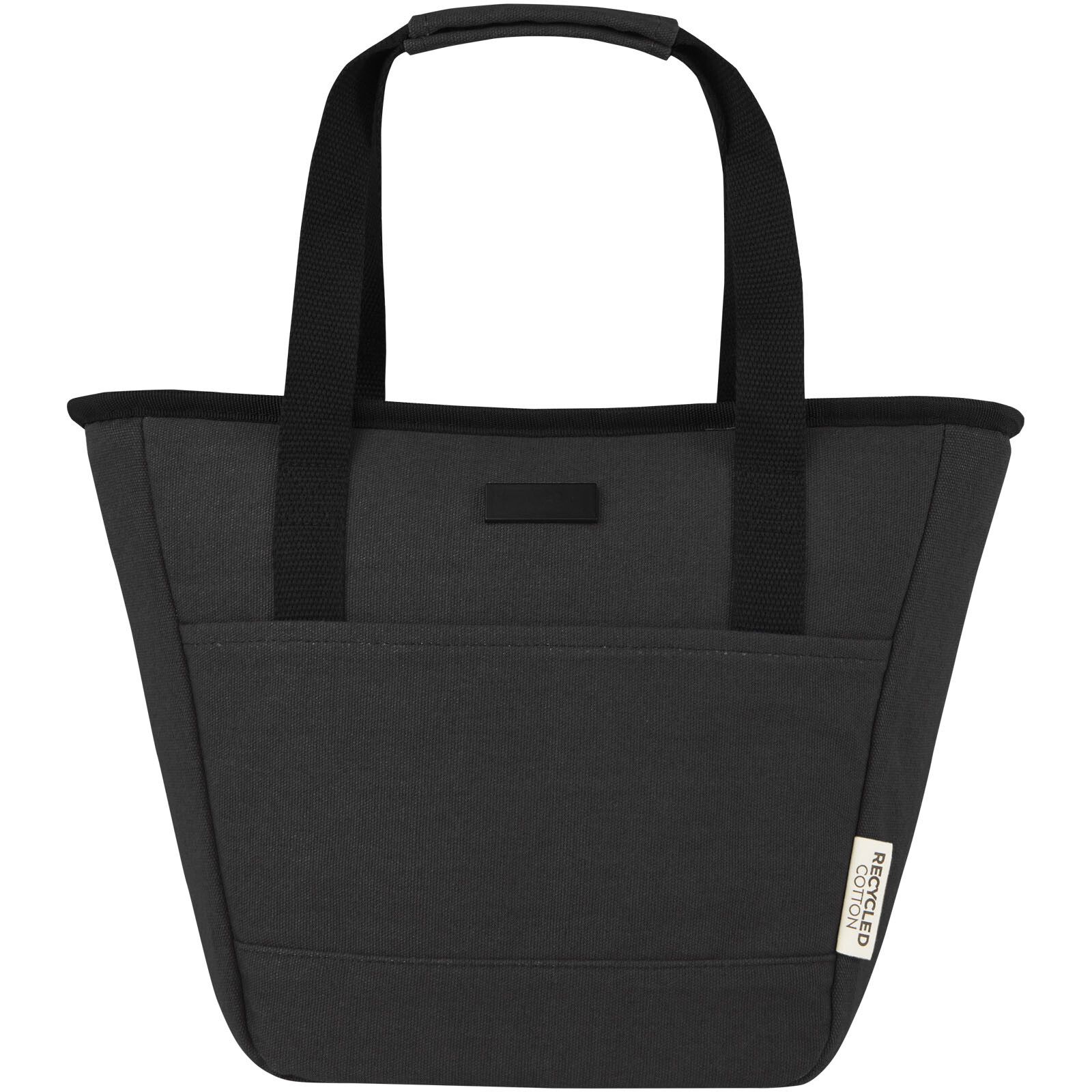 Joey GRS-recycelte Canvas Lunch Kühltasche 6 L für 9 Dosen - schwarz-652