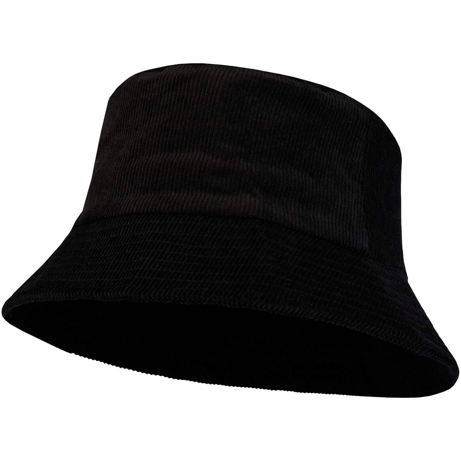 Howson Sonnenhut aus recyceltem Cord - schwarz-752