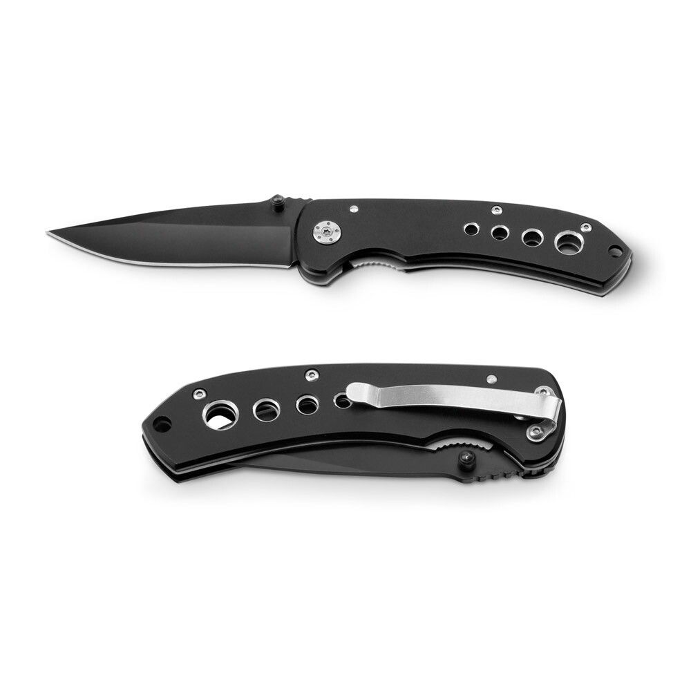 NINJA Taschenmesser aus Edelstahl und Metall - schwarz-119