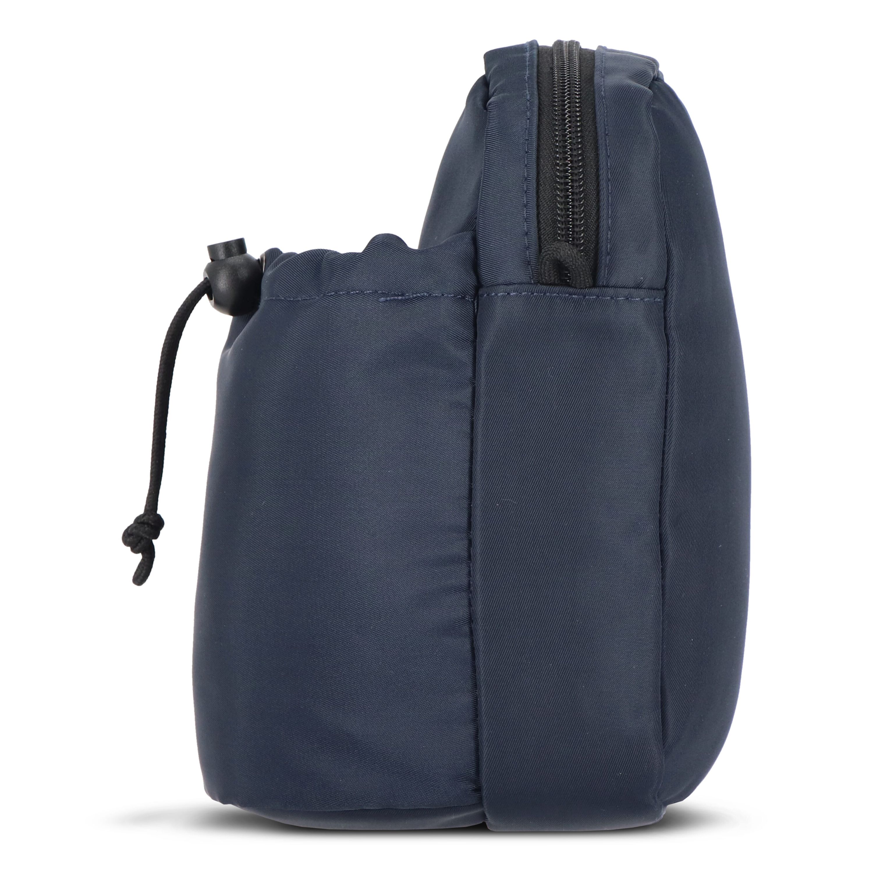 Crossbody Flaschenhalter-Tasche mit Paracord-Gurt - dunkelblau-639