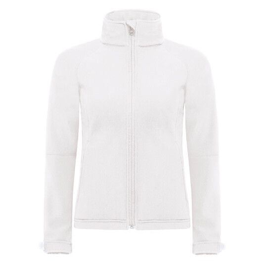 Women´s Hooded Softshell - white - M-428