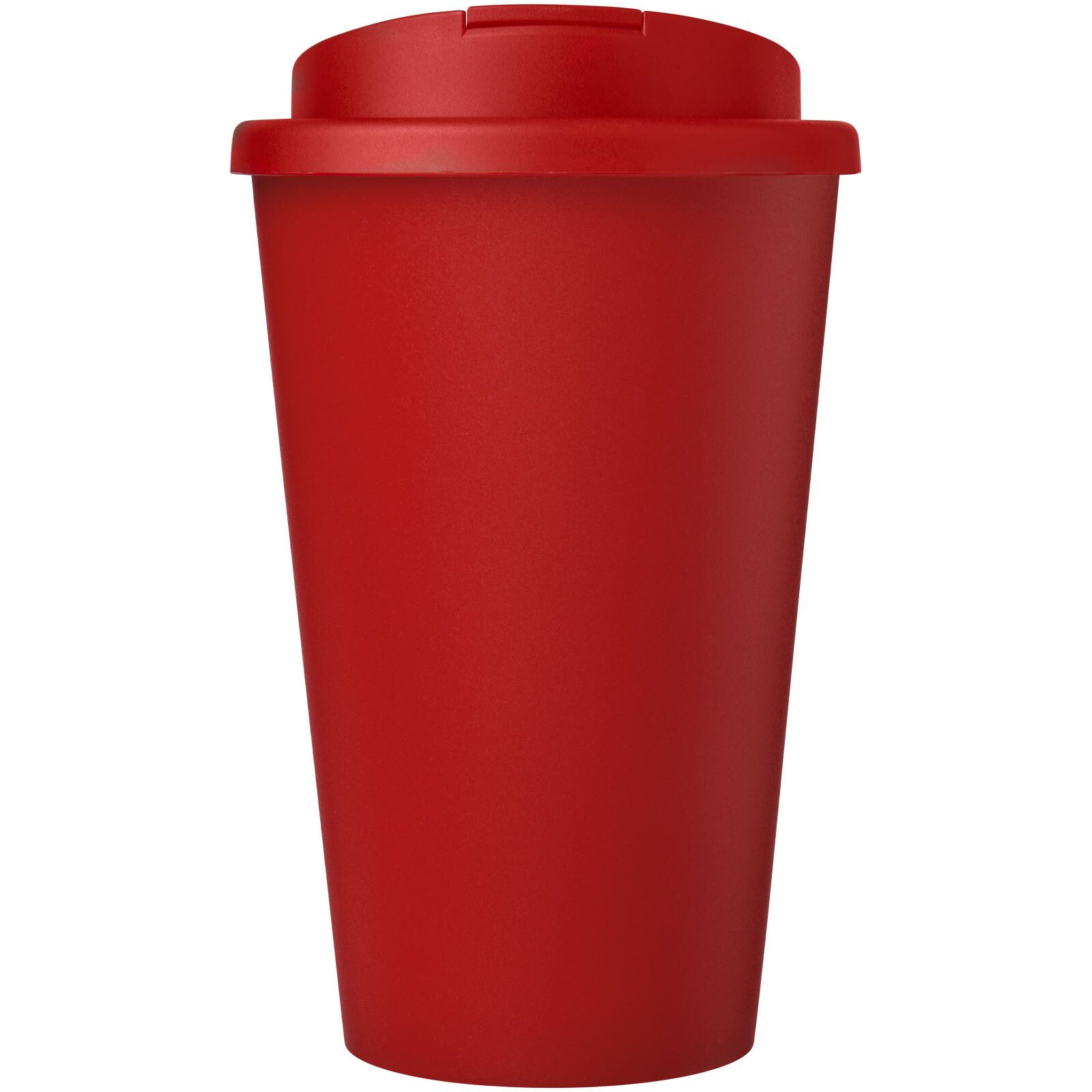 Americano 350 ml recycelter Becher mit auslaufsicherem Deckel - rot-432