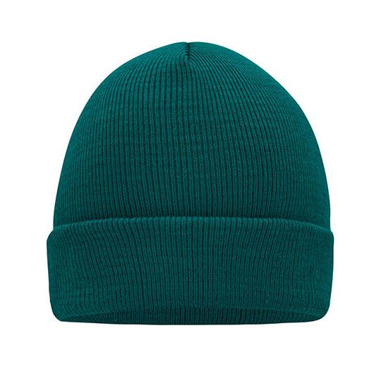 Knitted Cap - dark green-781