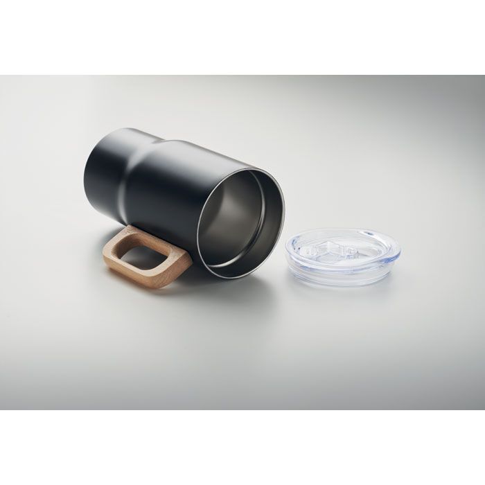 Doppelwandiger Becher 350ml TUMBOO - schwarz-578