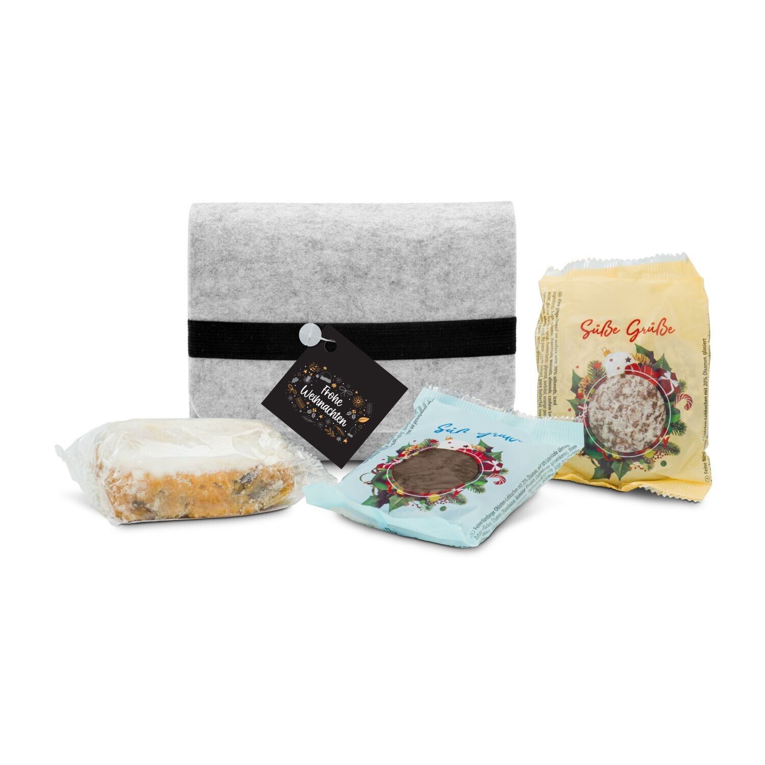 Geschenkset Filztasche mit Gebäck-110