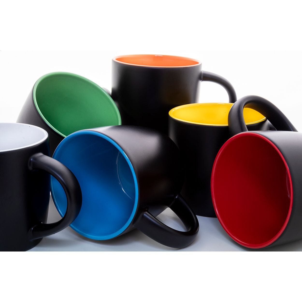 Sculptus Tasse - grün - schwarz-191