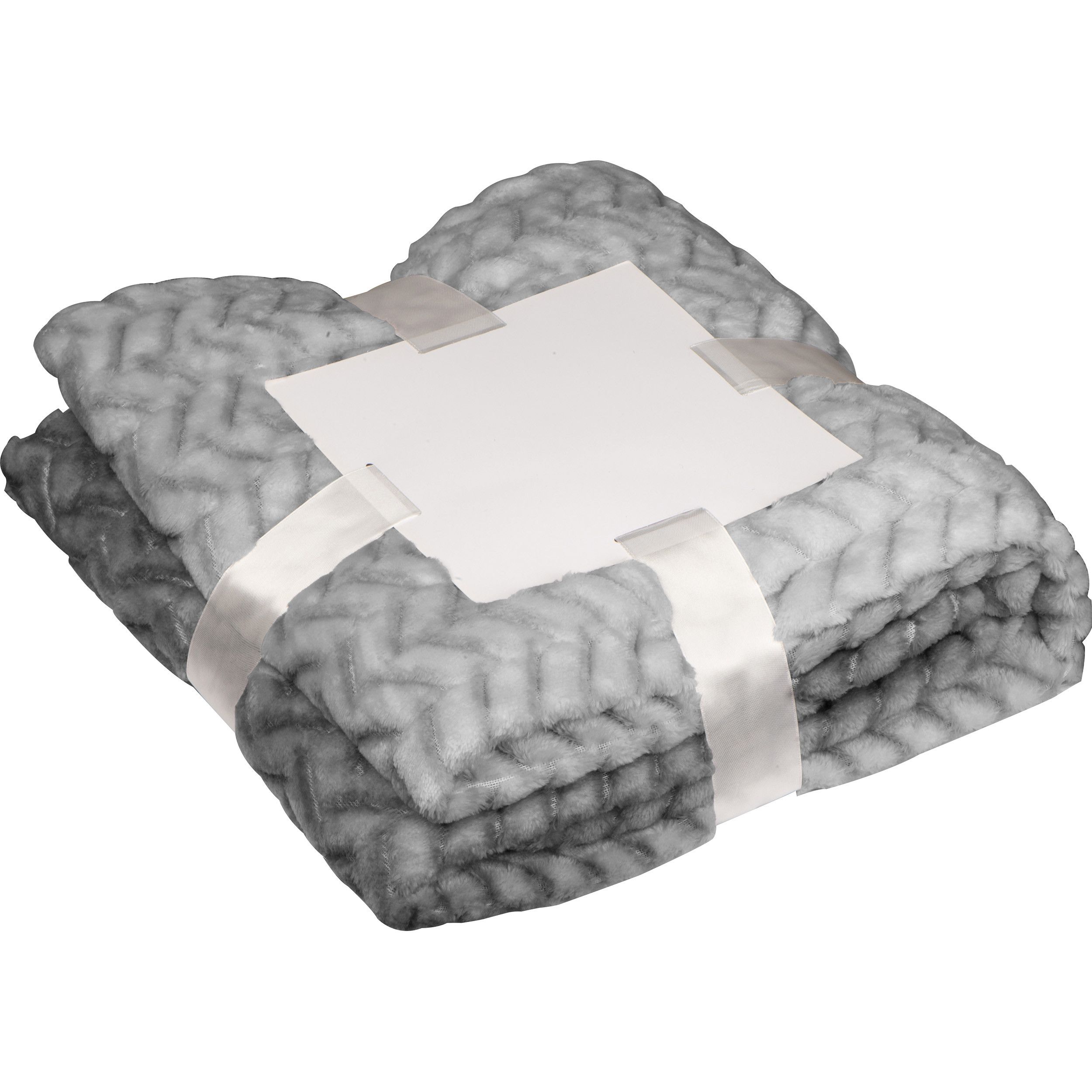 Große Kuscheldecke  - silbergrau-386