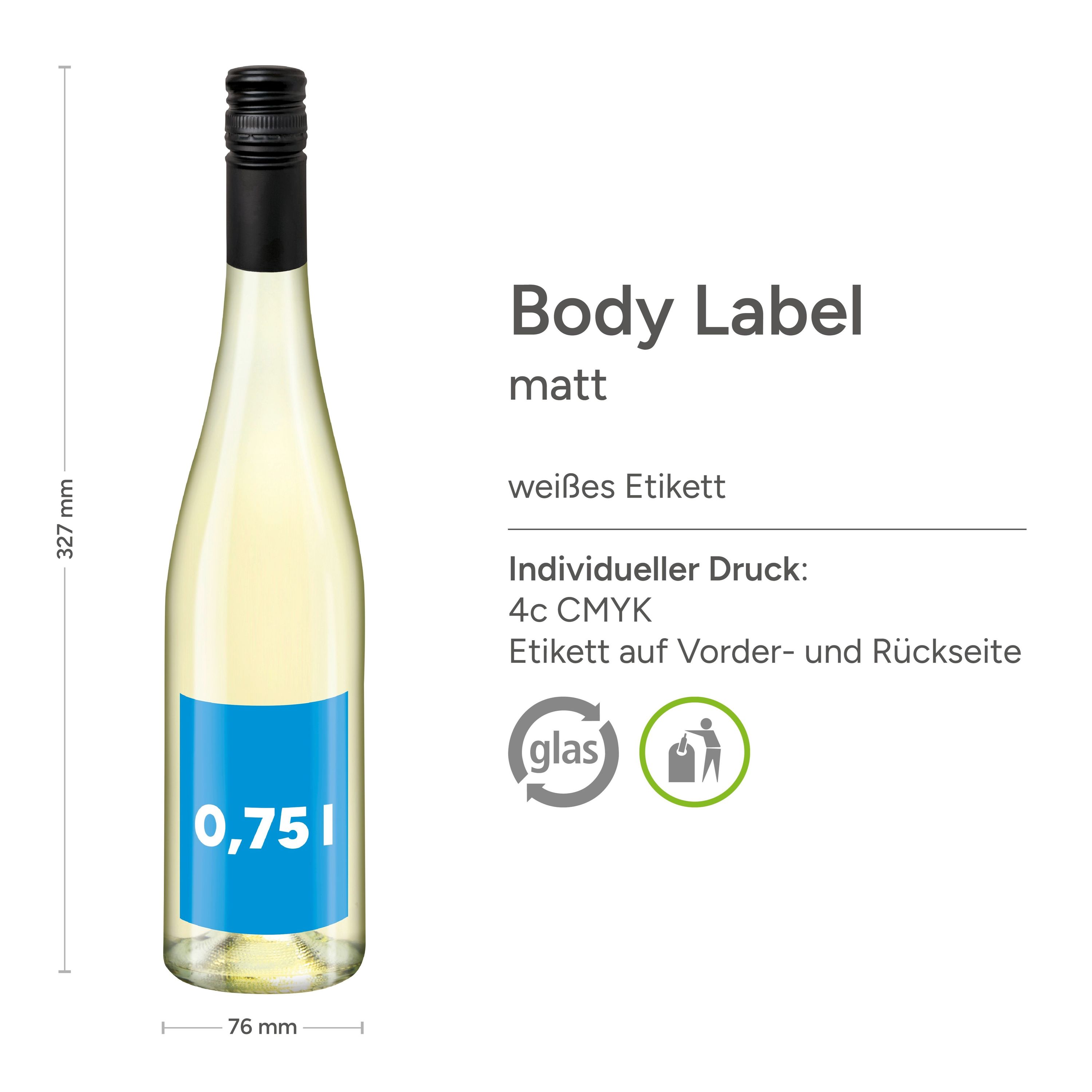 0,75 l Secco Frizzante (Glas) Body Label-625