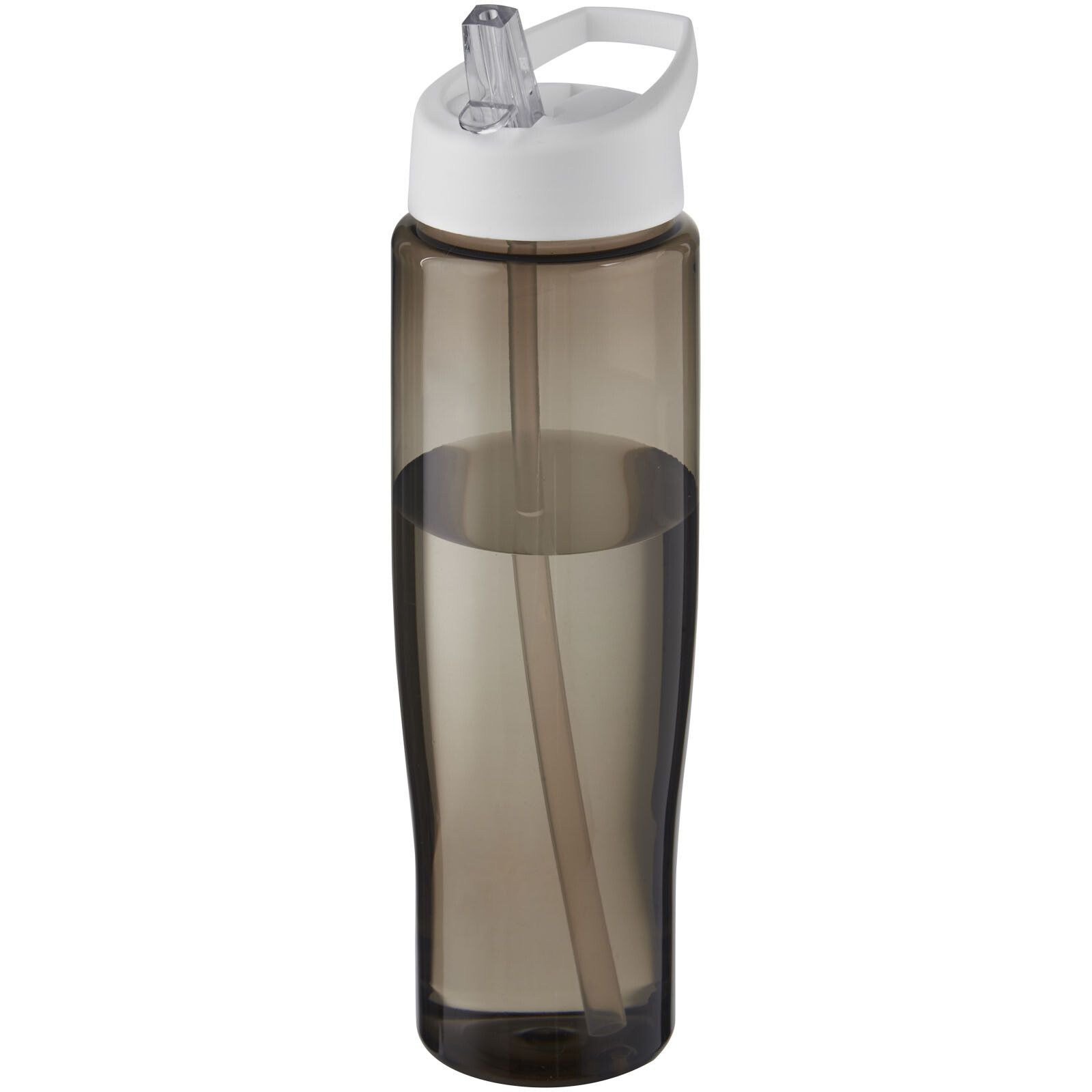 H2O Active Eco Tempo 700 ml Sportflasche mit Ausgussdeckel - weiss -  kohle-567