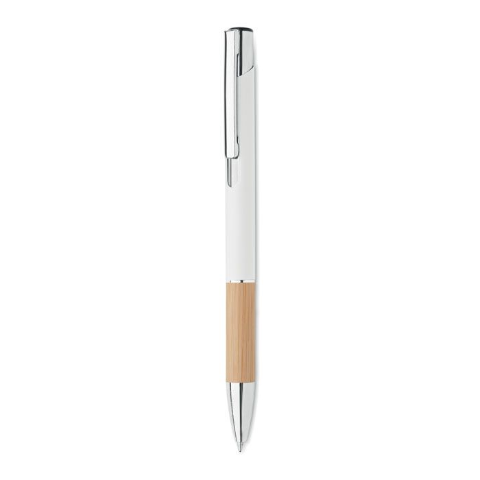 Druckkugelschreiber Aluminium SPARTA - weiß-983