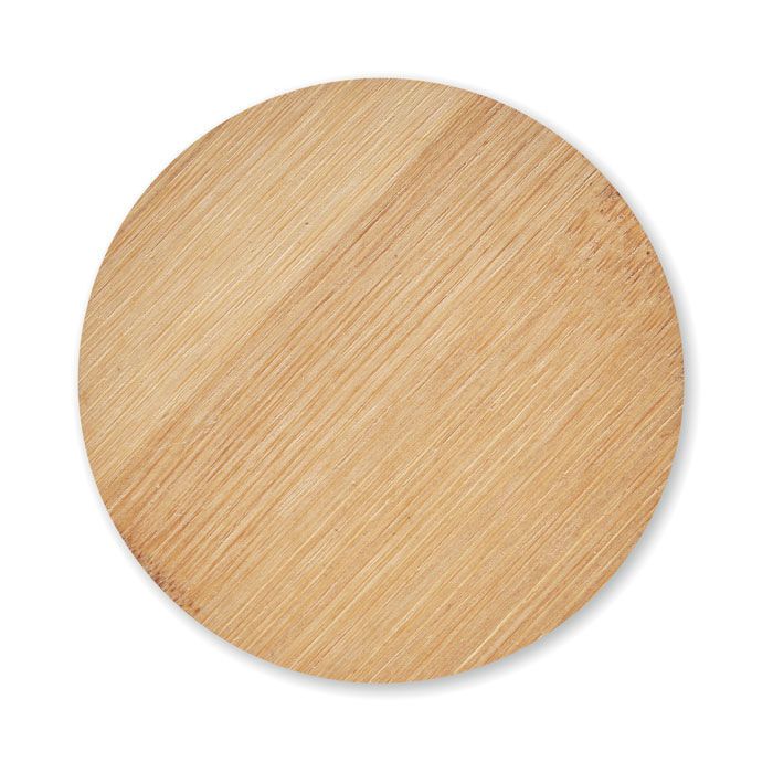 Kerze mit Halter 160 g GIZA - holz-441
