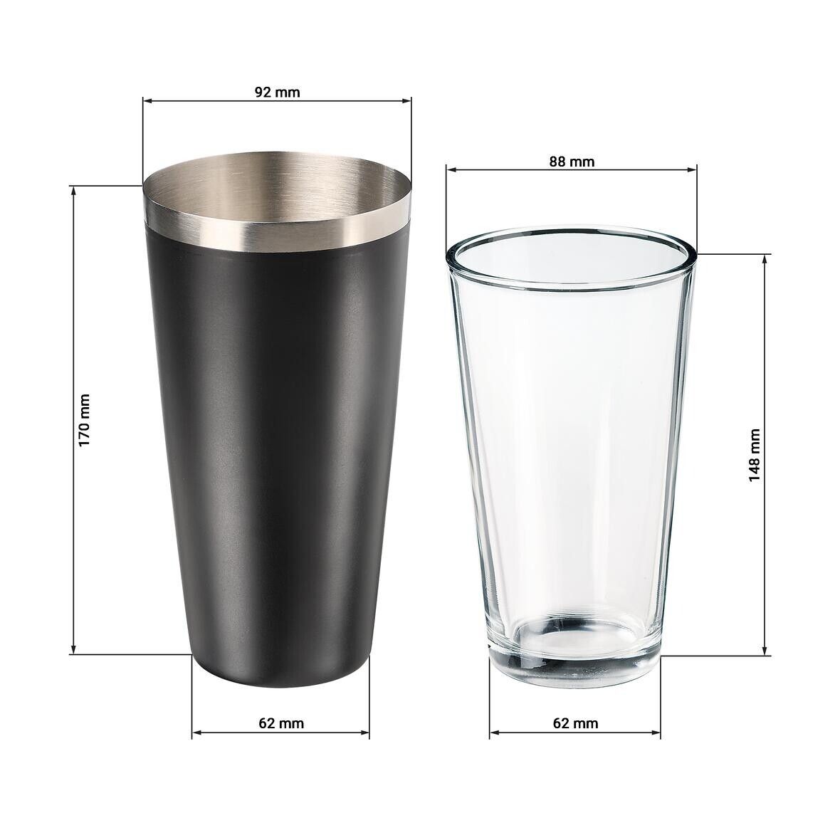 Boston Shaker 0,7 l - schwarz-411