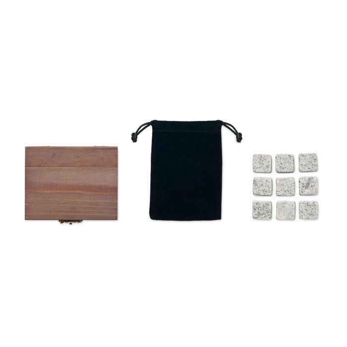 Stein-Eiswürfel-Set ABERDEEN - holz-991