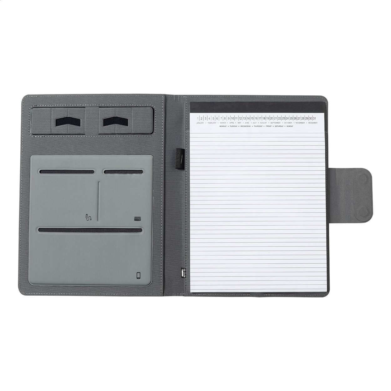 Gredox A4 RPET-Dokumentenmappe - grau-558