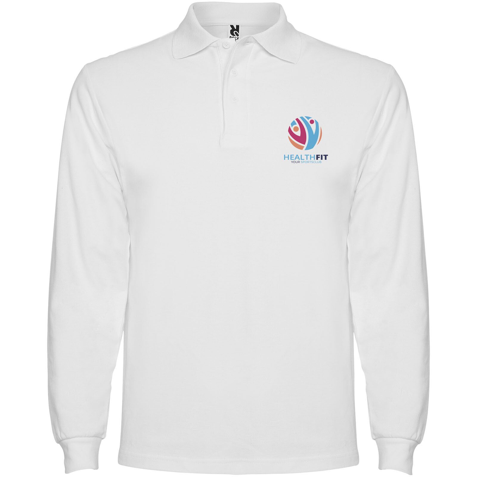 Estrella Langarm Poloshirt für Herren - weiss - XL-121