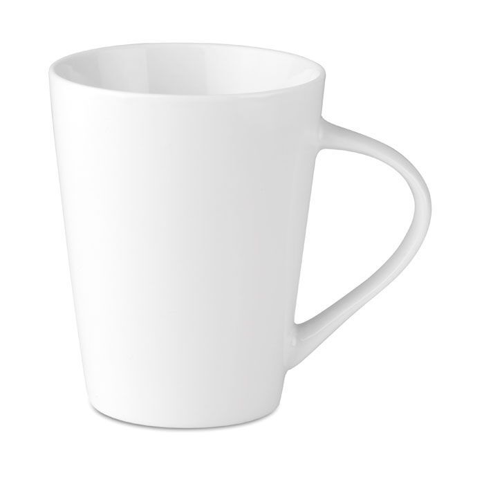 Porzellan Kaffeebecher 250ml ROME - weiß-968