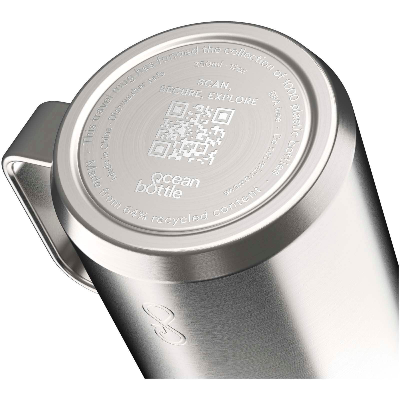 Ocean Bottle 350 ml vakuumisolierter Reisebecher - edelstahl grau-981